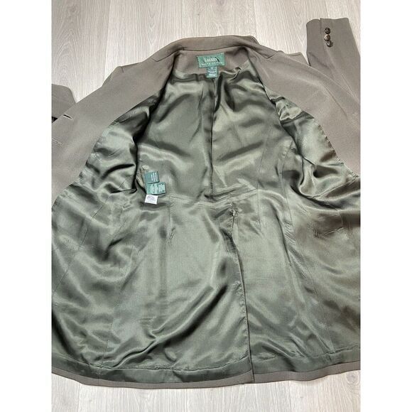 Vintage Lauren Ralph Lauren‎ Equestrian Blazer Womens 4 Horse Buttons Wool USA - Picture 5 of 15